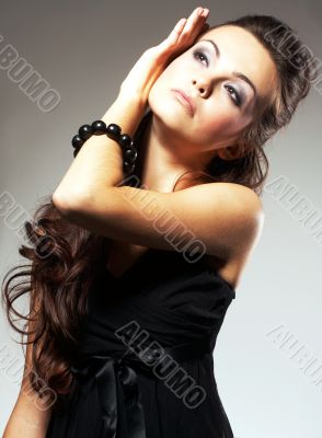 Woman with Long Brown Hair