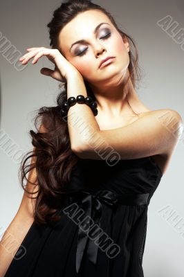 Woman with Long Brown Hair