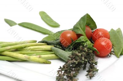 Still-life vegetables