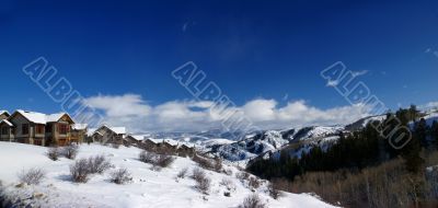 Panorama: rolling hills