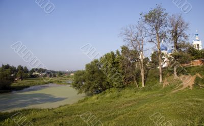 The road to Russian orthodox convent