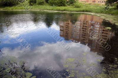 Reflection in lake