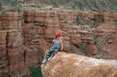 Teenager in Canyon