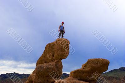 Man and sky