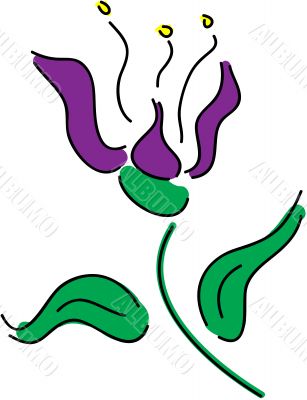 Abstract Flower