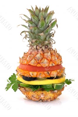 Pineapple burger