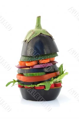 Eggplant burger