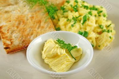 Butter Toast And Eggs