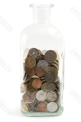 jar with coins