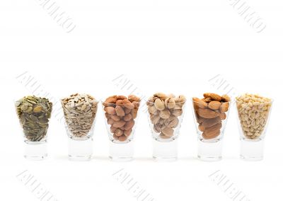 different nuts