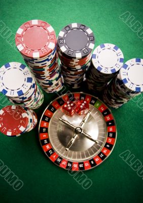Casino - Roulette & Chips