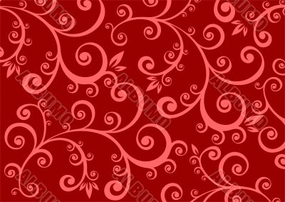 red curls background