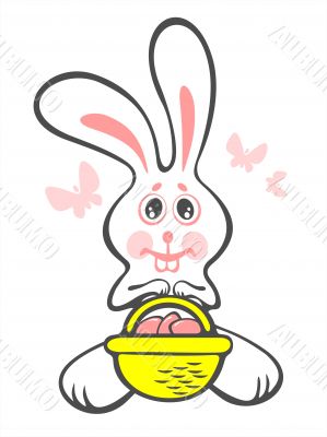 rabbit and basket