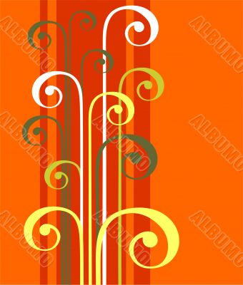 abstract curls background
