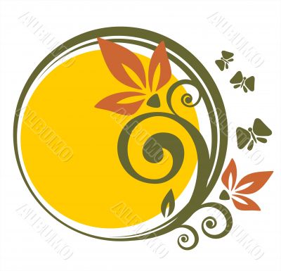 ornate floral frame