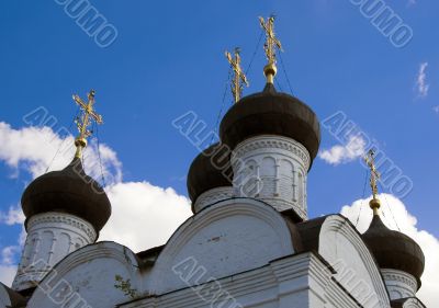 Cupola, church and cross