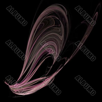 Fractal 16 - pink flows