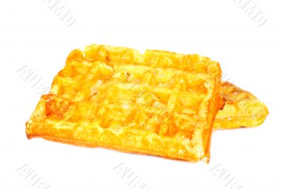 Two waffles