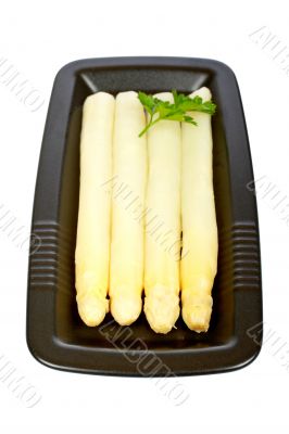 Asparagus with parsley