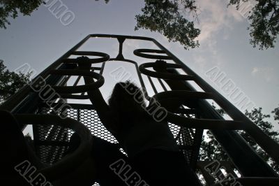 Climbing Silhouette