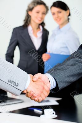 Business handshake