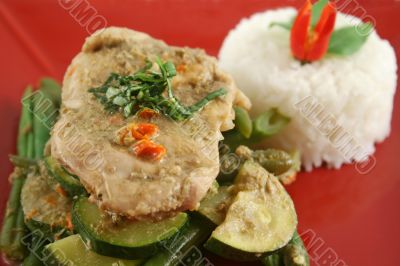 Thai Poached Chicken