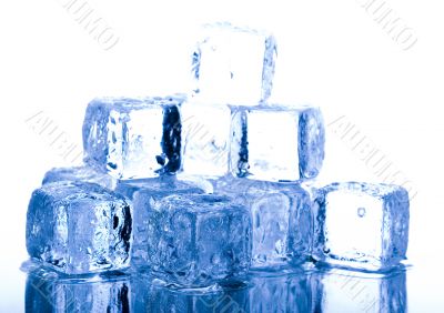 Crystals ice cubes