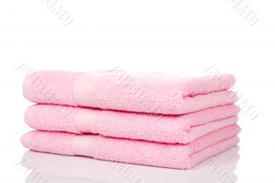 Pink towels