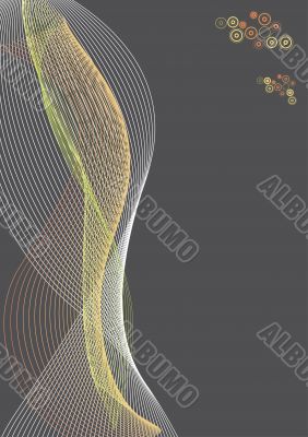 Abstract lines paper template background