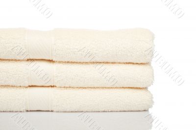 Yellow towels