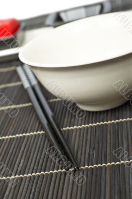 Oriental table setting