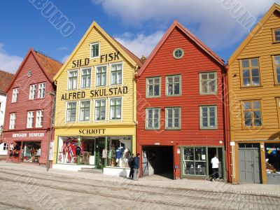 Houses on Bryggen