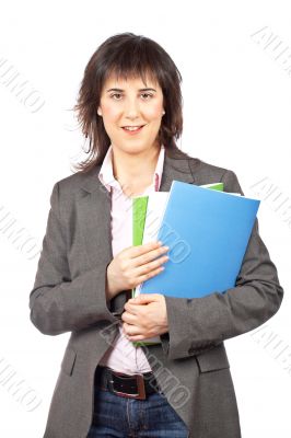 Busy business woman