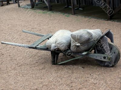 Ancient Wheelbarrow