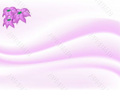 Abstract background with flowers