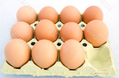 Chicken eggs