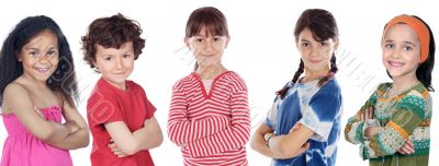 Five adorables children