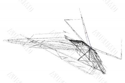 Abstract insect shape