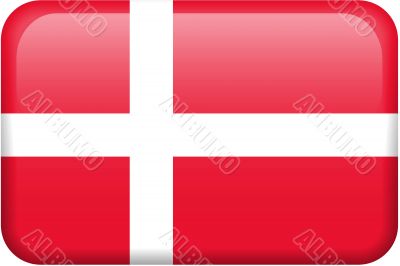 Danish Flag Button