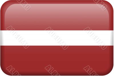 Latvian Flag Button