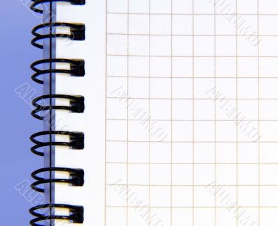 Blank notebook sheet