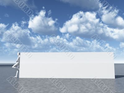 blank sign