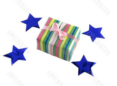 Gift Box With Stars