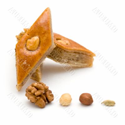 Baklava and nuts