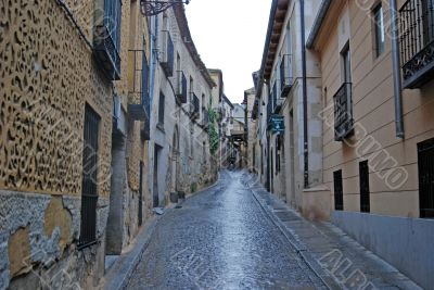 Alley in Segovia Spain