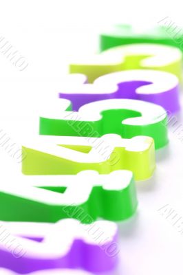 Close-up of letters. Great details !