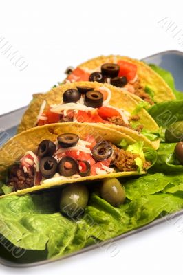 three tacos