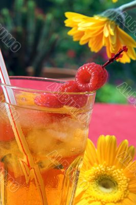 raspberry iced tea