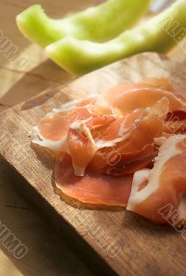 prosciutto with melon