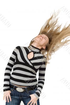 Jumping girl